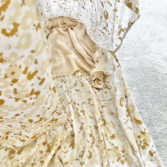 SAMSOE SAMSOE Andina Long Dress in Rice Doodle Dot Size Medium Cottagecore - Picture 5 of 12